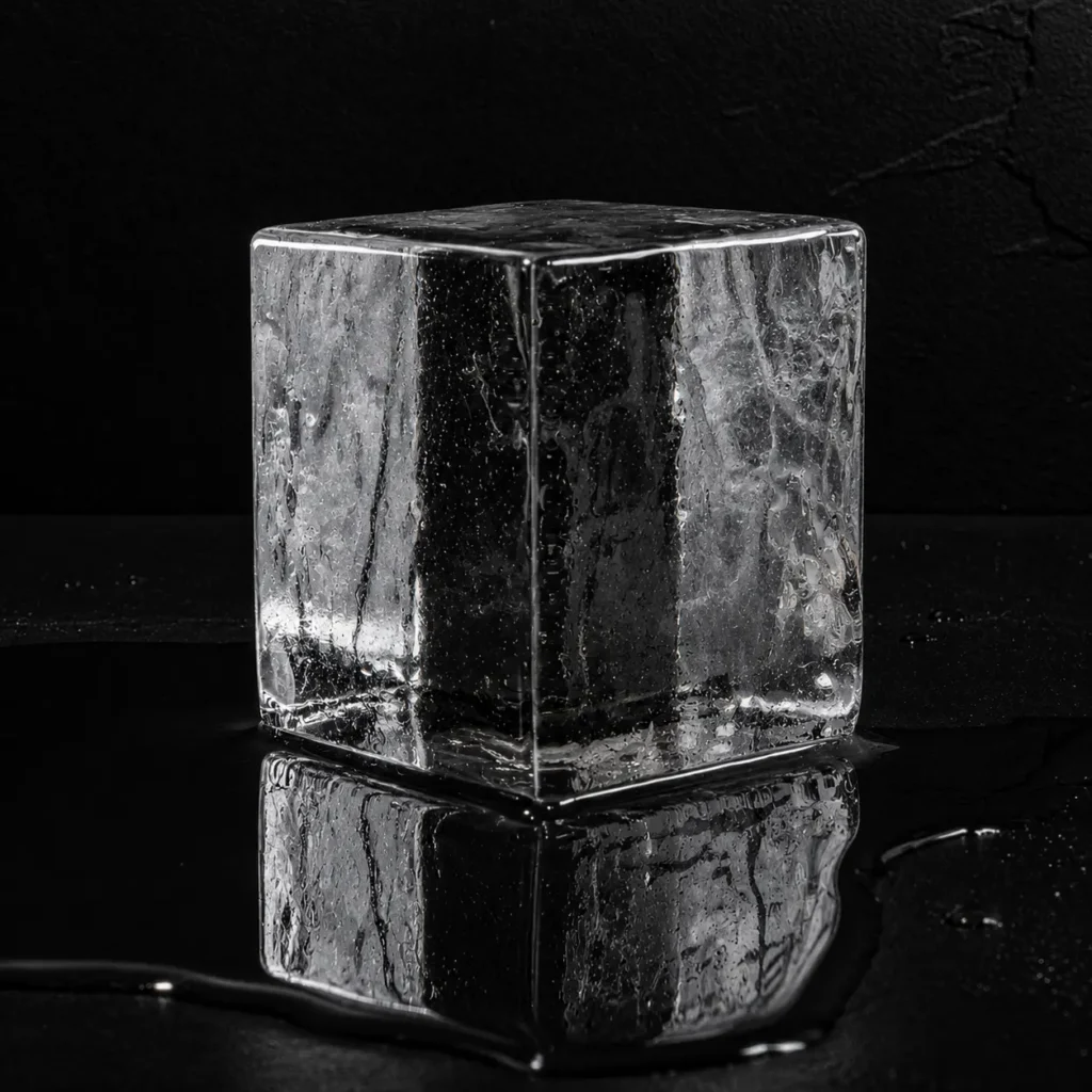 Clear Cut Ice Block 60x50