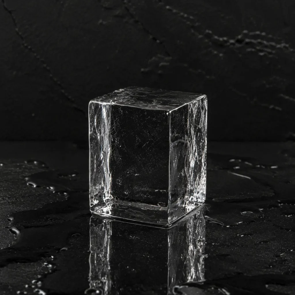 Clear Cut Ice Block 70x50