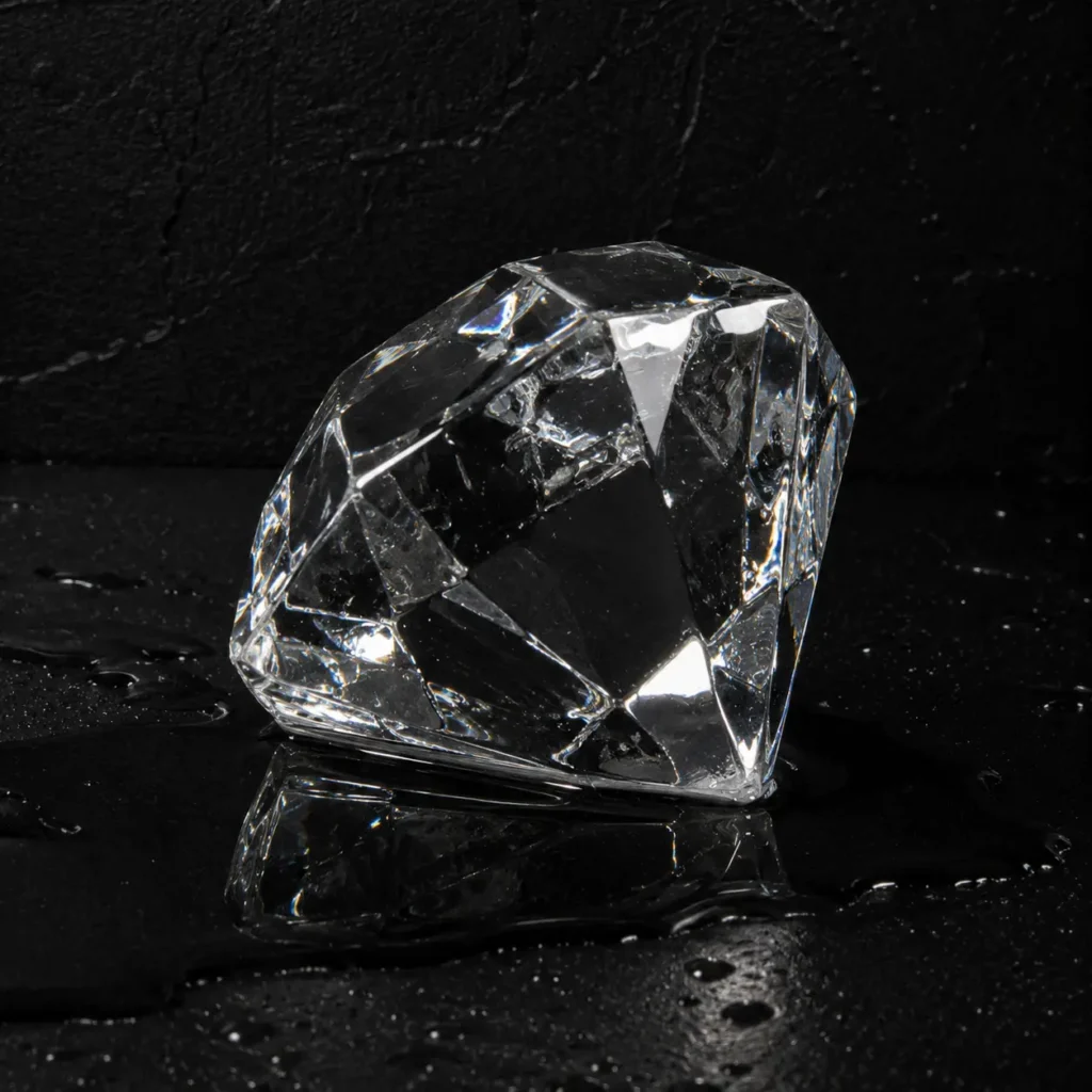 Clear Cut Ice Diamond