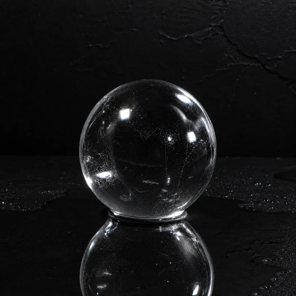 Clear Cut Ice Sphere 65mm