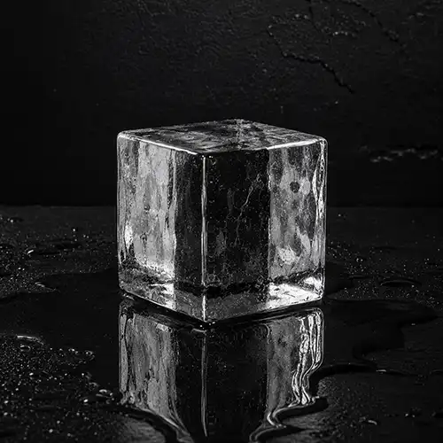 Clear Cut Ice Block 50x50