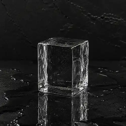 Clear Cut Ice Block 70x50