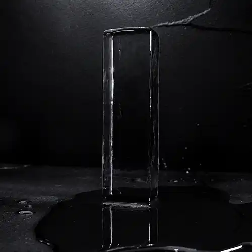 Clear Cut Ice Columns 35x35x125