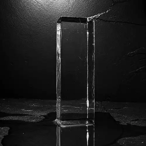 Clear Cut Ice Columns 40x40x125