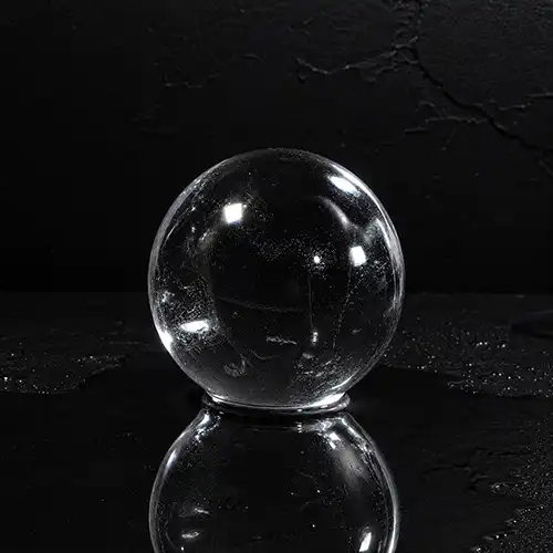 Clear Cut Ice Sphere 65mm