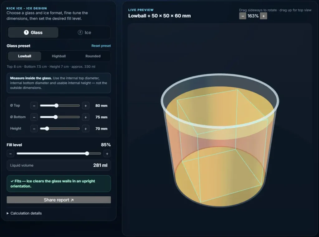 Ice Designer Tool